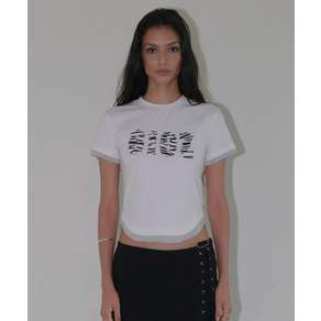 오디너리홀리데이 ORDINARY HOLIDAY STRIPE LAYERED T-SHIRT WHITE