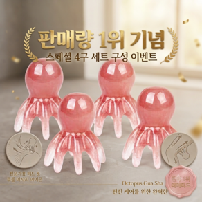문어 두피 괄사 마사지기