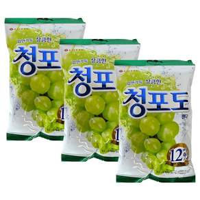 롯데 스위트몰 청포도 캔디 3개 153g