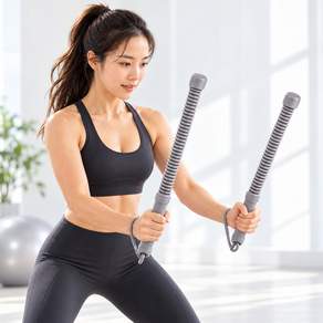 루틴핏 버닝 배틀로프 웨이브바 층간소음 없는 실내 유산소 전신 홈트기구