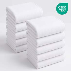 FASEN 수건 데일리 호텔 수건 고급 타올 세면 타올 280 GSM 타월 먼지없는 수건 미용실수건 세트