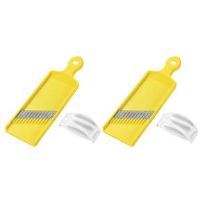 Shimomura 시모무라 풀베지 물결무늬 와플 슬라이스 채칼