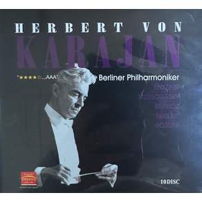 미개봉CD) Herbert Von Karajan Vol.1 (헤르베르트 폰 카라얀) 10CD - 모짜르트/무소르그스키/베를리오즈