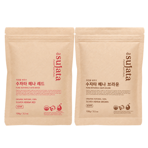 USDA 유기농 수자타 천연100% 헤나 가루 염색약