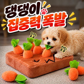 디오벨러 강아지 당근뽑기 노즈워크 장난감
