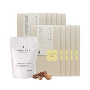 정수당 메이플 호두정과 답례품 메이플 호두정과 80g(1박스) + 감사 스티커(옐로우)