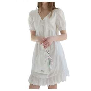 MARGARIN FINGERS LACE STRING MINI BAG (WHITE)