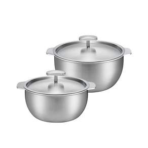쿡에버 뚝배기 2종 세트 16cm + 18cm 스테인리스 304 통5중 구조 (2025년 8월출시)