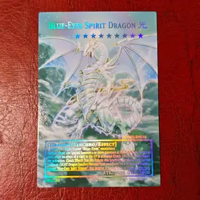 YuGiOh Blue-Eyes DIY 전체 사진 트레이딩 카드 게임호환 수집호환 아닙니다. White Dragon