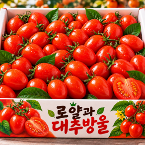 [하루50박스] 신선보장 국내산 대추 방울토마토