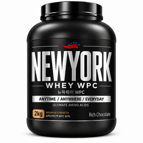 뉴욕웨이 WPC 초코맛 2kg 단백질보충제 헬스 프로틴 농축유청