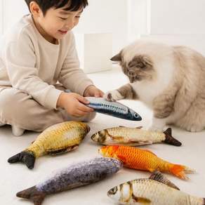 포시럽 반려동물 생선 인형 6종 세트