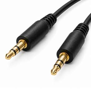 스테레오 3.5mm AUX 케이블 음향 스피커 3극 연결 선