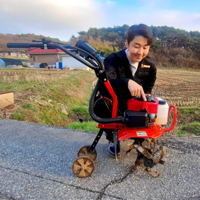 형제농기계 2세대 관리기 원터치 버튼 시동 농업용 미니 소형 농기계 텃밭 트랙터 로타리 밭가는 기계 배토기