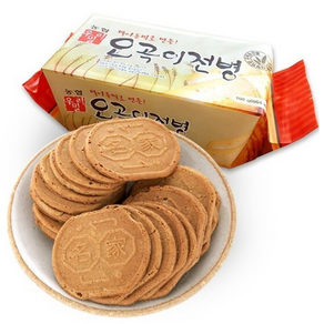 우리밀 오곡이 전병 150g 발아 통밀 5곡으로 만든 고소 바삭한 어린이 어른 과자