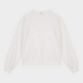 테일던 Soft Lightweight Cotton Sweatshirt White