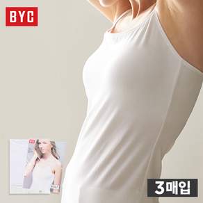 BYC 여성 끈나시 프리미엄 코튼 런닝 3p