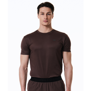 PANTOFOLADORO 판토폴라도르 PR 메쉬 티셔츠 BROWN