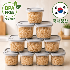 모어리빙 국내생산 전자레인지 냉동 소분 밥용기