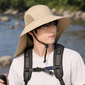 라비엔 대두 물놀이 모자 플랩캡 남녀공용 빅사이즈 모자 햇빛가리개 모자 캠핑 낚시 등산 뒷목 UV차단