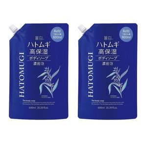 쿠마노 레이하쿠 하또무기 고보습 바디 솝 농밀 거품 리필