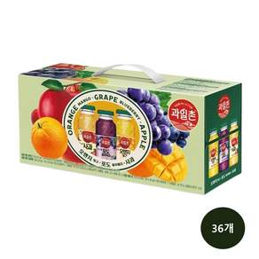 해태htb 과일촌 아침에 오렌지망고 + 포도블루베리 + 사과 선물세트, 3세트, 180ml