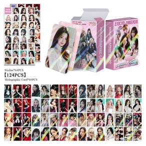 아이브 IVE 월드투어 얼라이브 홀로그램 포카 124장 홀로그램 포카 60장 스티커 64장 도무송 다꾸 선물용