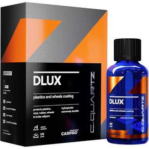 CARPRO CQUARZ DLUX 휠 및 트림 코트 30mL - 외부 플라스틱 고무 금속을 위한 세라믹 코팅 자외선 차단 기능