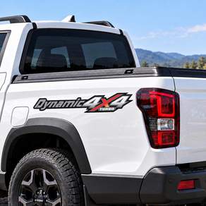 KGM 렉스턴스포츠 칸 무쏘 다이나믹 4x4 Uv인쇄 데칼스티커