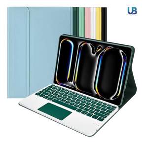 UB 아이패드 프로 11 M5 모델 파스텔 콤비 터치 패드 키보드 케이스+제일통상Shop