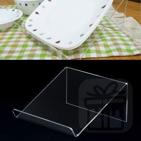 경사형 아크릴 거치대 책진열대