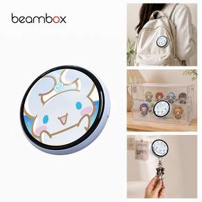 beambox Niji 디스플레이 배지 디지털 전자 뱃지 배지 1년 AS 1.53inch 45mm 고화질 다이나믹 디지털 액자 블루투스 badge LED 애니메이션