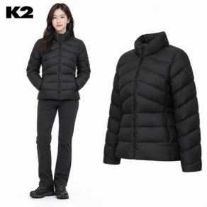 매장발송 k2 여성 경량패딩 가볍고 따뜻한 구스다운 등산낚시 둘레길산책 출근데일리