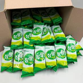 크라운 참쌀 선과 고소한 쌀과자 대용량 100개 (개별포장)