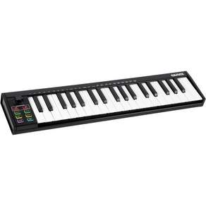 음악 제작을 위한 25가지 주요 MIDI 키보드 컨트롤러 드럼 머신 패드 및 OLED 디스플레이가 장착된 프로페셔널 USB 스튜디오 장비를 휴대용 피아노