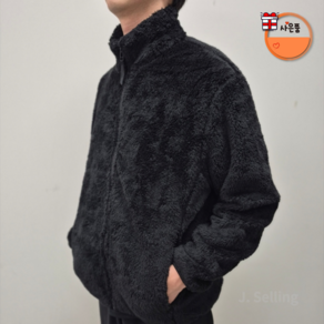 [국내매장정품] SPAO 스파오 후리스 집업 자켓 학생 남여공용 블랙 +미니파우치