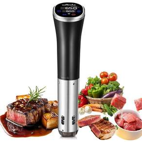 LCD 디지털 디스플레이가 탑재된 수비드 머신 1100W 전기 침지 순환기 쿠커 2595℃ 온도 및 시간 조절 가능 IPX7 방수