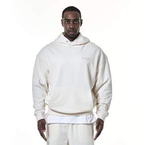 PANTOFOLADORO 판토폴라도르 데일리 스웨트 후드 티셔츠 CREAM