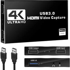 BotthHealth 4K HDMI 1080P 60FPS USB3.0 HD 60Hz Switch Xbox One OBS Studio Zoom 캡처 보드