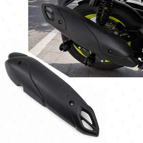 For NMAX 125 155 (2020-2025) 머플러 커버 방열 커버 오토바이 배기구 가드 드레스업 튜닝 용품 Carbon fiber