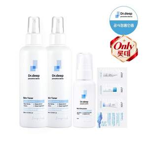[롯데단독★빠른배송] 스킨토너 200ml 2개 + 멀티에멀젼 50ml + 3종 체험 키트