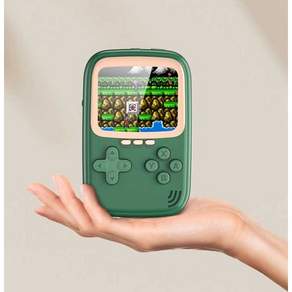 휴대용 옛날 오락기 500개 아케이드게임기 보조배터리 핑크(10000mAh) 1인용 +3m케이블