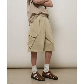 제너럴아이디어 GENERALIDEA MAN 카고 스웻 하프 팬츠 SAND GF2MHP020 GF2MHP020SD 1181206