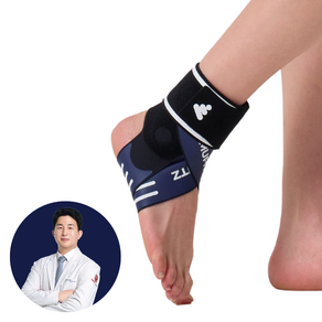 뮤피츠 에어 발목보호대 테이핑 족저근막염 아킬레스건 반깁스 아대