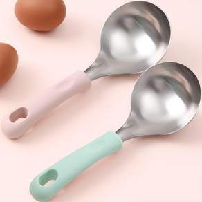 1+1스텐 304 실리콘손잡이 스텐국자 서빙스푼 전현무 미니국자