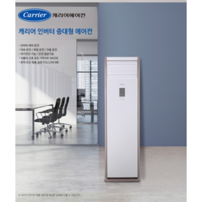30평형 스탠드 냉온풍기/ DAMQ-1101EAWSD/캐리어에어컨 냉난방기/학교 학원 사무실 빌딩 카페 상가 매장 업소용 상업용/ 중형 스탠드 냉온풍기/기획형 일반형 선택/