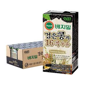 베지밀 검은콩과16곡두유 190ml x 48팩