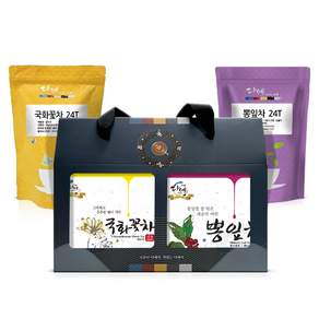 [본사직영] 다예 100% 국산 꽃잎의계절 2종 국화꽃차 뽕잎차 차 티백 추석 선물세트