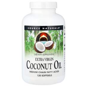 Source Naturals Extra Virgin Coconut Oil 120 Softgels