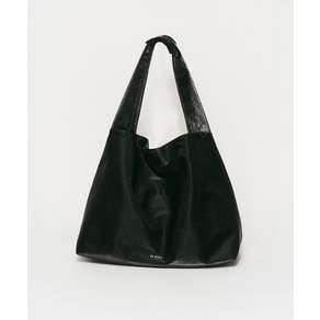 RE RHEE LEATHER SHOPPER BAG BLACK